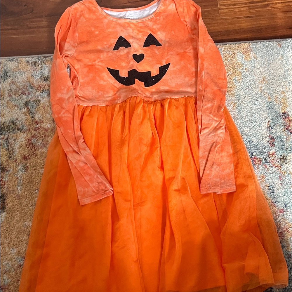 Jumping Beans Orange Pumpkin Costume Dress